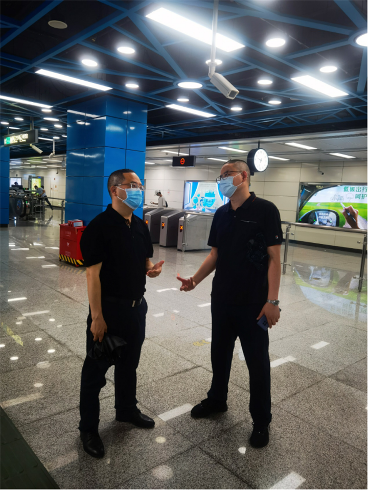 公司黨委書記、執(zhí)行董事朱軍到廣州地鐵項(xiàng)目開展調(diào)研